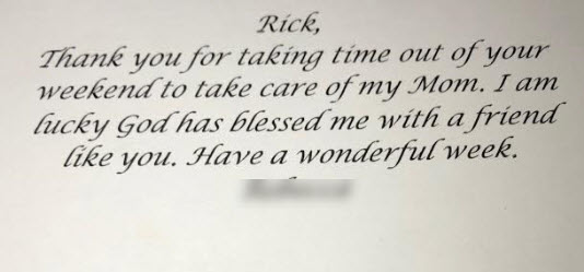 Thank You Card