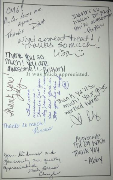 We like to treat our fellow dental professionals!