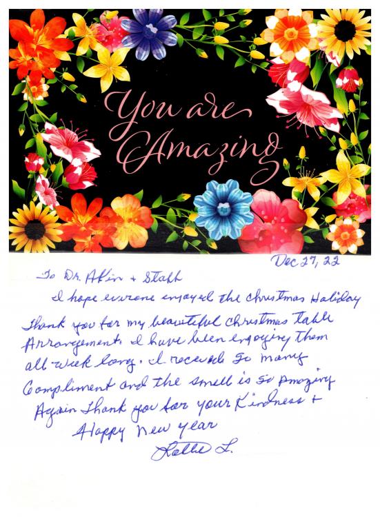 Thank You Card